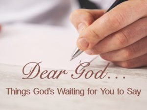 Dear God for Sermon Page.001